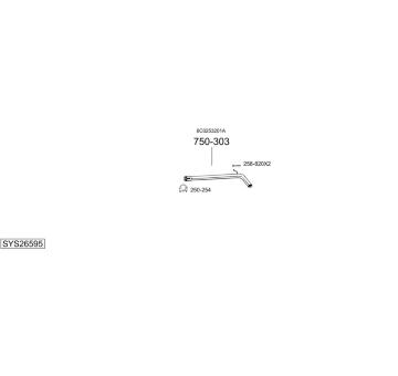 Výfukový systém BOSAL SYS26595