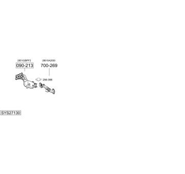 Výfukový systém BOSAL SYS27130