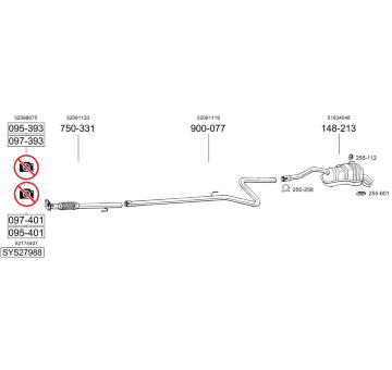 Výfukový systém BOSAL SYS27988
