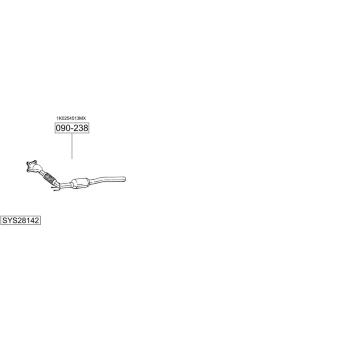 Výfukový systém BOSAL SYS28142