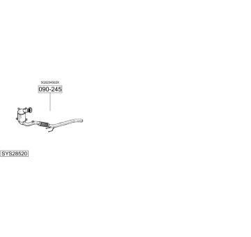 Výfukový systém BOSAL SYS28520