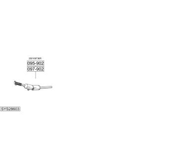 Výfukový systém BOSAL SYS28603