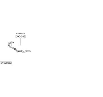 Výfukový systém BOSAL SYS28692