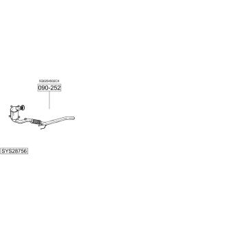 Výfukový systém BOSAL SYS28756