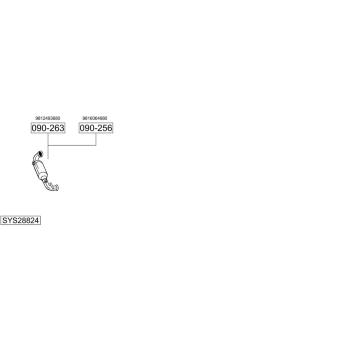 Výfukový systém BOSAL SYS28824