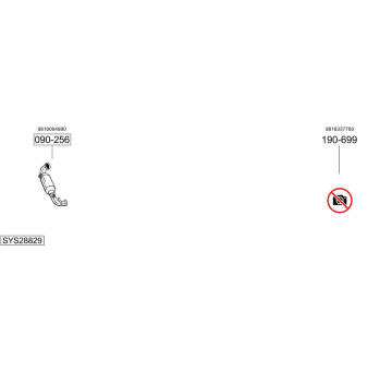 Výfukový systém BOSAL SYS28829