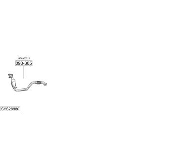 Výfukový systém BOSAL SYS28880
