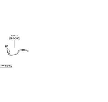 Výfukový systém BOSAL SYS28895