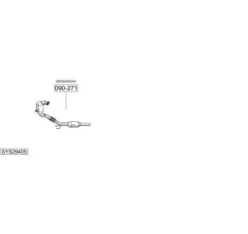 Výfukový systém BOSAL SYS29405