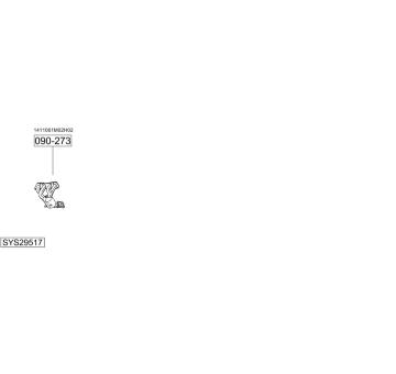 Výfukový systém BOSAL SYS29517