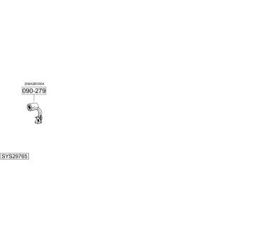 Výfukový systém BOSAL SYS29765