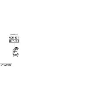 Výfukový systém BOSAL SYS29850