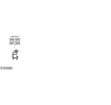 Výfukový systém BOSAL SYS29889