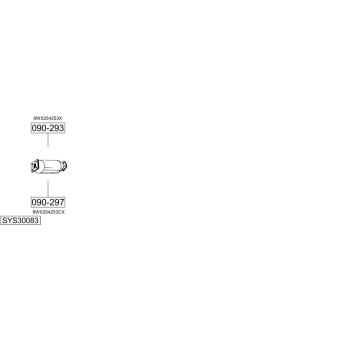 Výfukový systém BOSAL SYS30083
