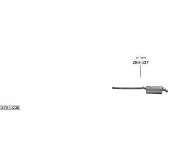 Výfukový systém BOSAL SYS30236