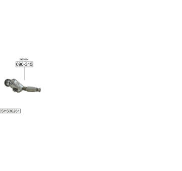 Výfukový systém BOSAL SYS30261