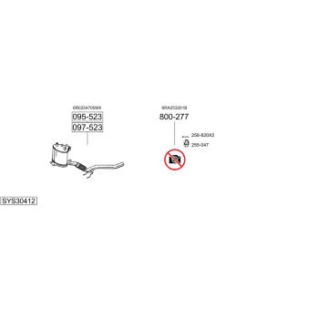 Výfukový systém BOSAL SYS30412