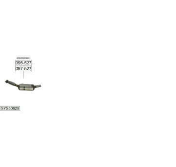 Výfukový systém BOSAL SYS30625