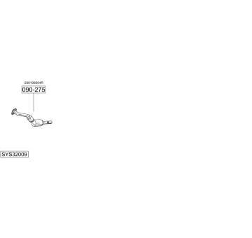 Výfukový systém BOSAL SYS32009