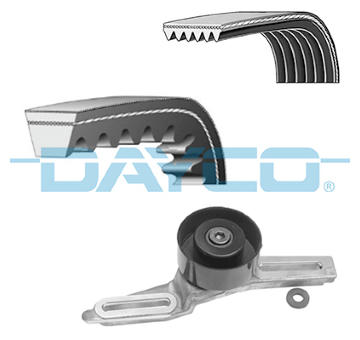 Sada žebrovaných klínových řemenů DAYCO KPV962