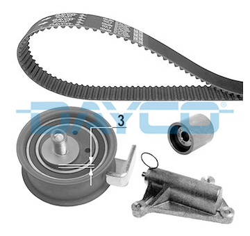 ozubení,sada rozvodového řemene DAYCO KTB374
