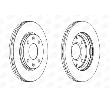 Brzdový kotouč CHAMPION 561409CH