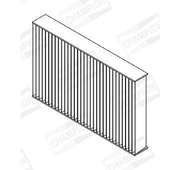 Filtr, vzduch v interiéru CHAMPION CCF0140C