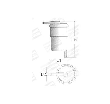 palivovy filtr CHAMPION L110/606