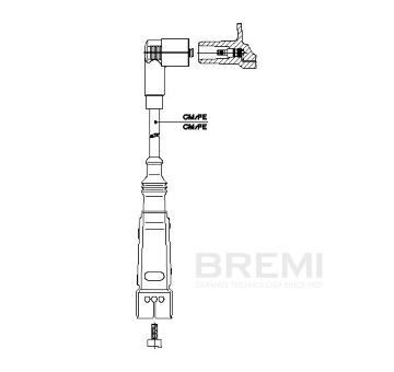 Zapaľovací kábel BREMI 111/70