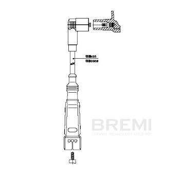 Zapaľovací kábel BREMI 111A66