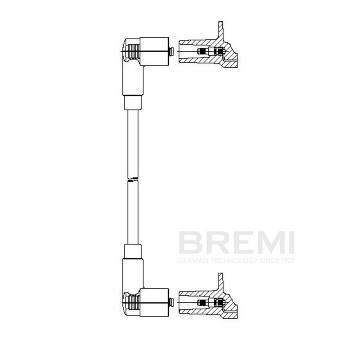 Zapaľovací kábel BREMI 114/40