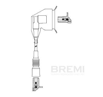 Zapaľovací kábel BREMI 131/75