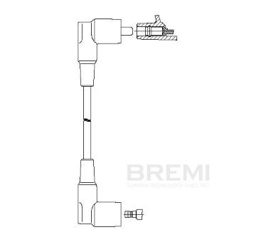Zapaľovací kábel BREMI 159/50