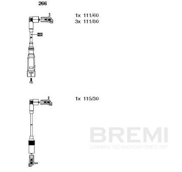 Sada zapaľovacích káblov BREMI 266
