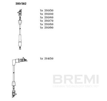 Sada zapaľovacích káblov BREMI 300/382