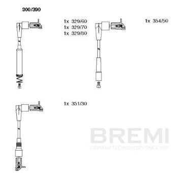 Sada zapaľovacích káblov BREMI 300/390