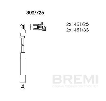 Sada zapaľovacích káblov BREMI 300/725