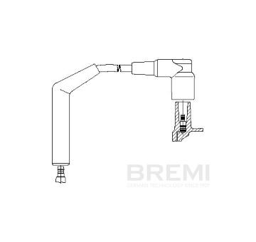 Zapaľovací kábel BREMI 3A37/33