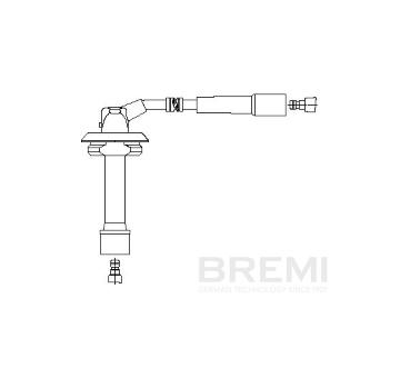 Zapaľovací kábel BREMI 3A45E80
