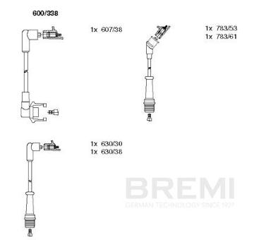Sada zapaľovacích káblov BREMI 600/338