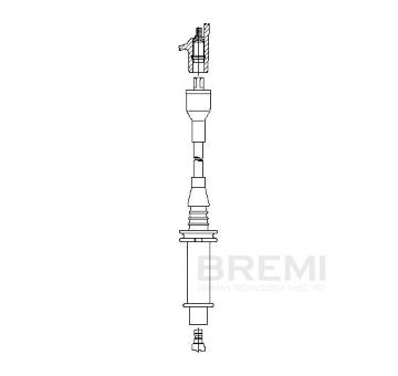 zapalovací kabel BREMI 601/80