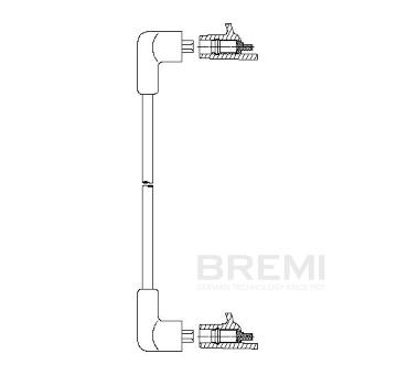Zapaľovací kábel BREMI 627/60