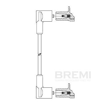 Zapaľovací kábel BREMI 677/46