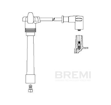 Zapaľovací kábel BREMI 6A49/32
