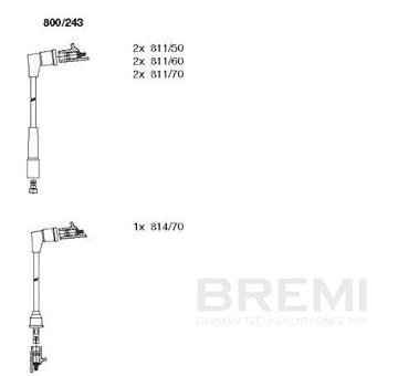 Sada zapaľovacích káblov BREMI 800/243