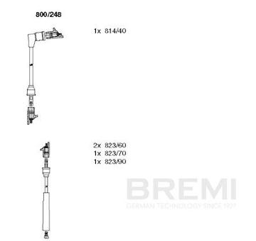 Sada zapaľovacích káblov BREMI 800/248