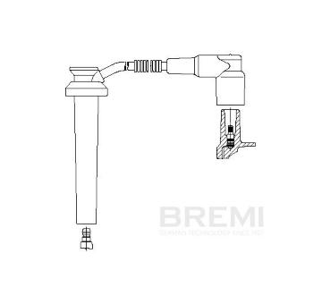 Zapaľovací kábel BREMI 8A15E37