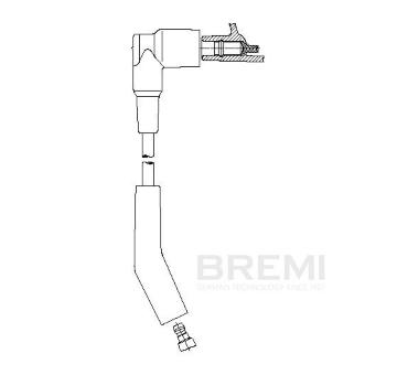 Zapaľovací kábel BREMI 8A16/78