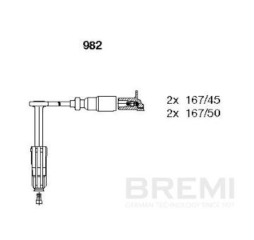 Sada zapaľovacích káblov BREMI 982