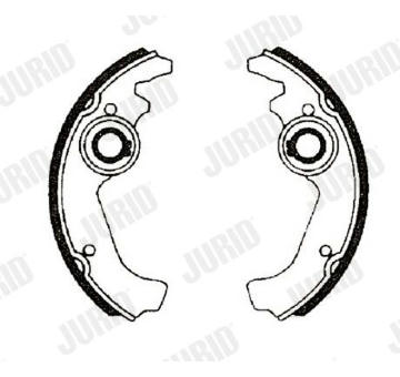 Sada brzdových čelistí JURID 361001J